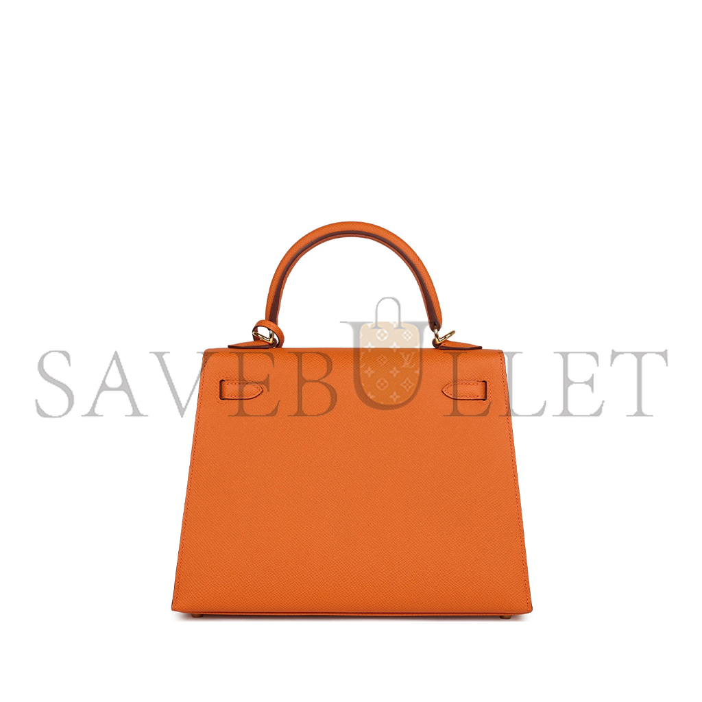 HERMÈS MASTER KELLY 25 ORANGE EPSOM (25*17*7cm) 